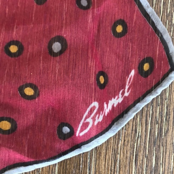 Burmel vintage mod floral motif oblong silk scarf - Picture 2 of 8